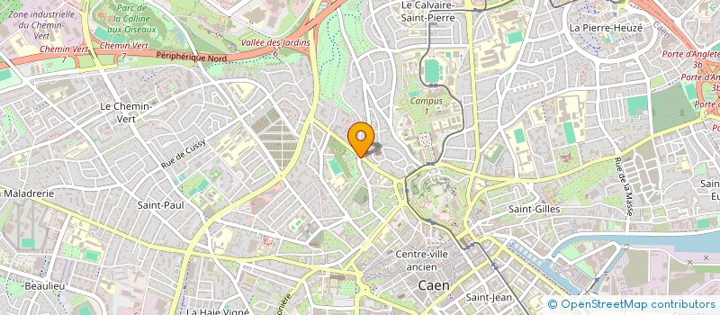 localisation de l'entreprise DJ DE RNB  CAEN