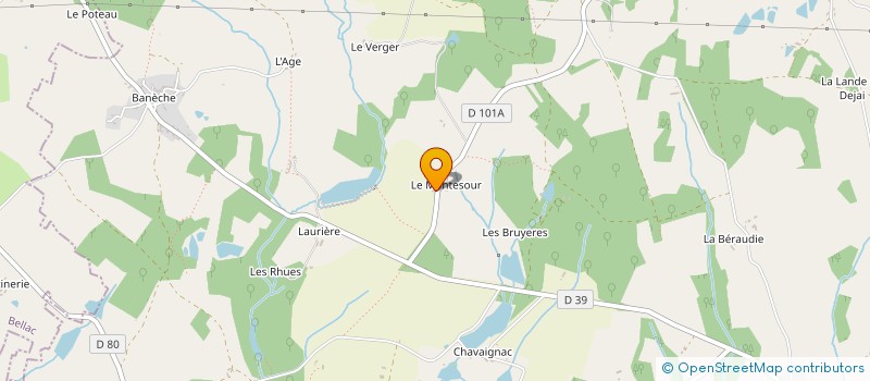 localisation de l'entreprise DJ DEVELOPPEMENT  SAINT-GENCE