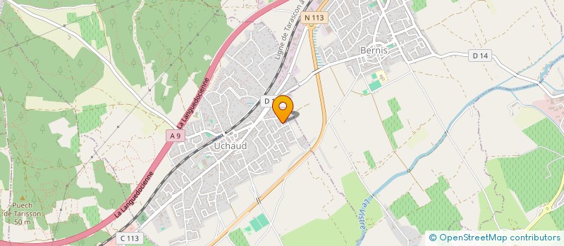 localisation de l'entreprise DJ ET ' CO  UCHAUD