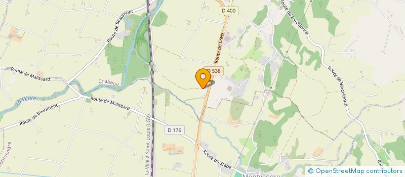 localisation de l'entreprise DJ FITNESS à CHABEUIL