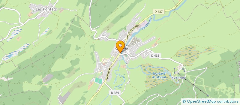 localisation de l'entreprise DJ IMMO  MOUTHE