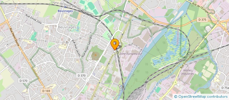 localisation de l'entreprise DJ IMMO  ANZIN