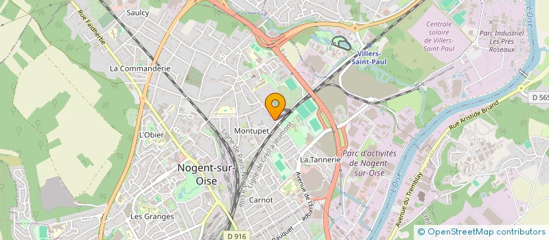 localisation de l'entreprise DJ IMMO  NOGENT-SUR-OISE