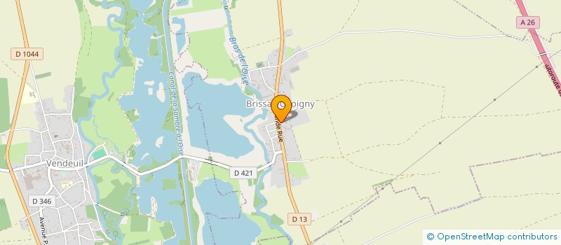 localisation de l'entreprise DJ IMMO  BRISSAY-CHOIGNY