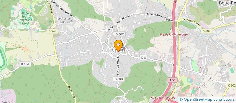 localisation de l'entreprise DJ INVEST  CABRIES