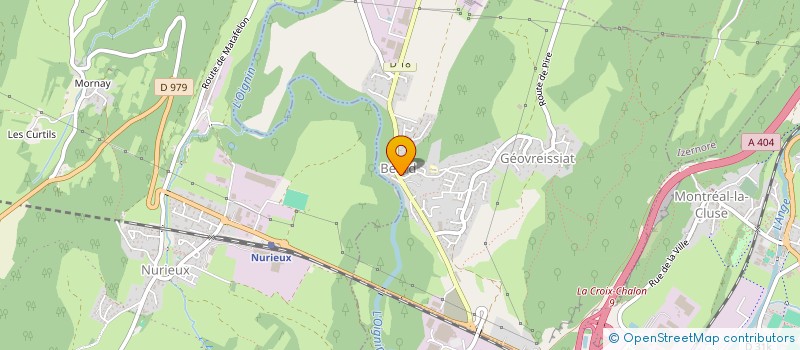 localisation de l'entreprise DJ LANNE  BEARD-GEOVREISSIAT