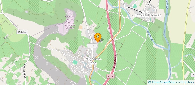 localisation de l'entreprise DJ LIVE EVENTS  LEZIGNAN-LA-CEBE