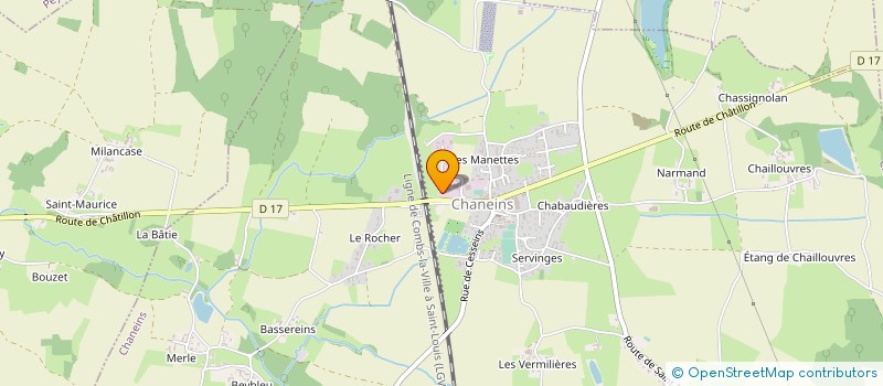 localisation de l'entreprise DJ LOC à CHANEINS