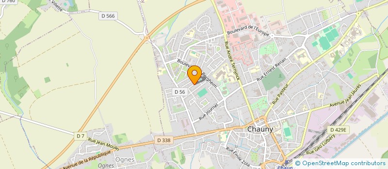 localisation de l'entreprise DJ MAT POUR VOS SOIREES à CHAUNY