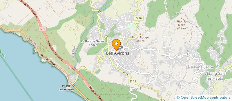 localisation de l'entreprise DJ MULTISERVICES  LES AVIRONS