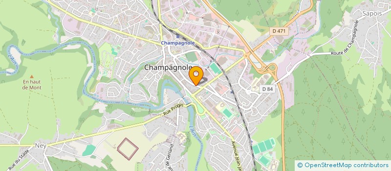 localisation de l'entreprise DJ NETTOYAGE  MONTBARREY