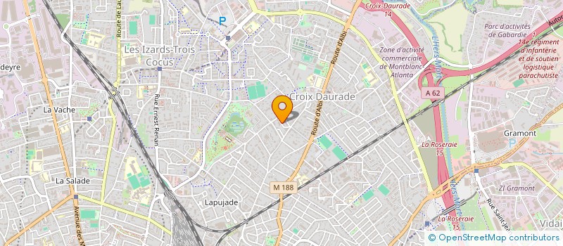 localisation de l'entreprise DJ PAINT à TOULOUSE