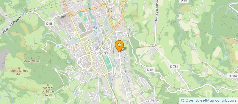 localisation de l'entreprise DJ PATRIMOINE  GERDE