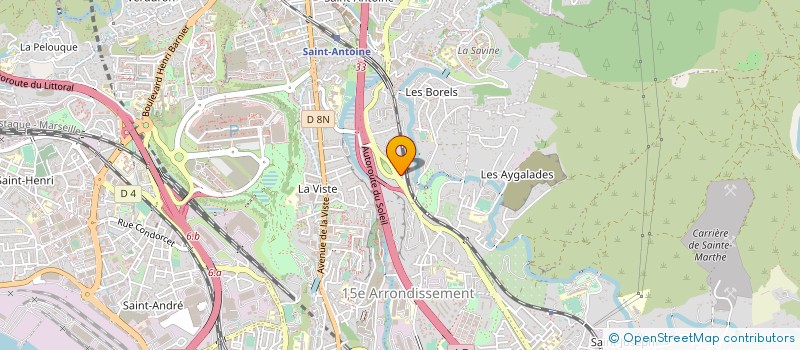localisation de l'entreprise DJ RENOVATION à MARSEILLE