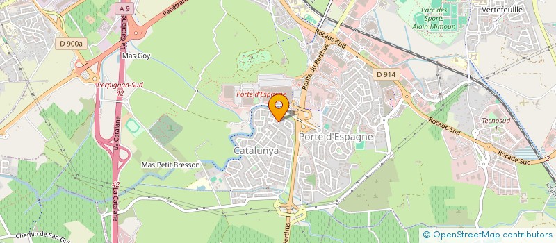 localisation de l'entreprise DJ ROMIX  PERPIGNAN