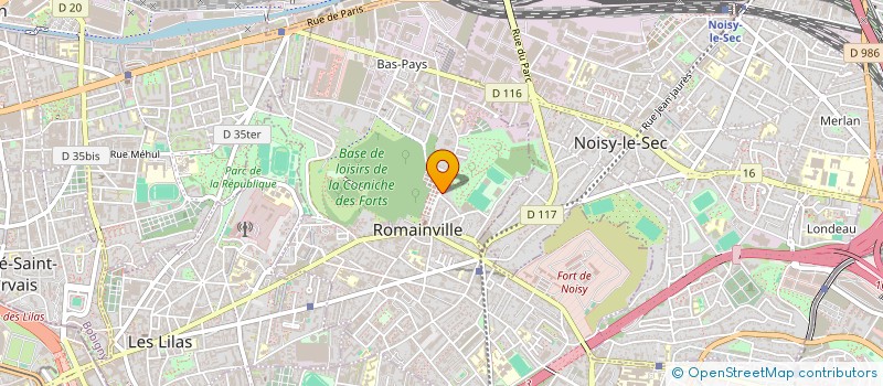 localisation de l'entreprise DJ SARL à ROMAINVILLE