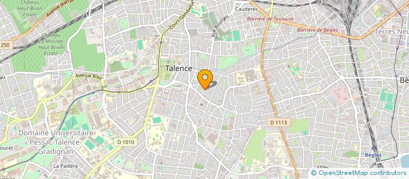 localisation de l'entreprise DJ SERVICES  TALENCE