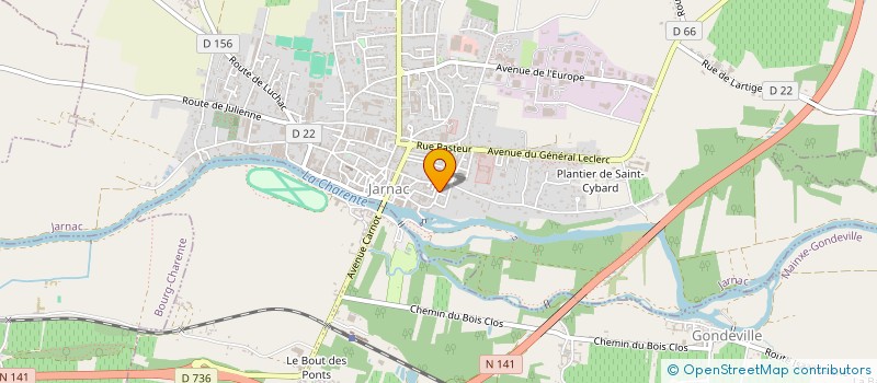 localisation de l'entreprise DJ'SO ANIMATIONS à MERIGNAC
