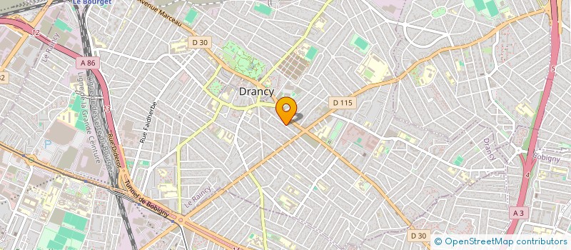 localisation de l'entreprise DJ TRANSPORTS à DRANCY