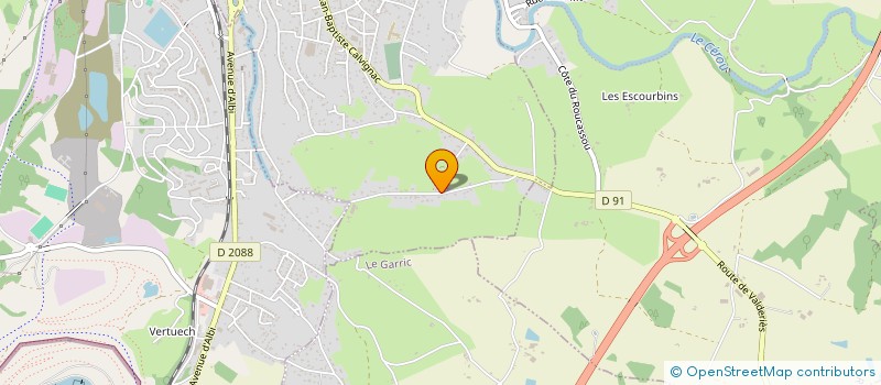 localisation de l'entreprise DJ VACKOFF  CARMAUX