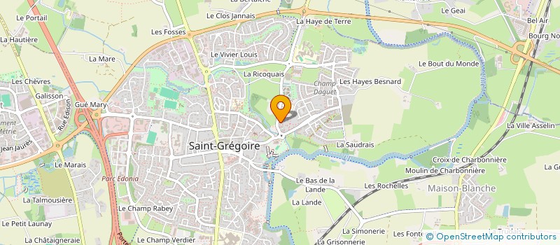 localisation de l'entreprise DJ VILLA DE MORAVIE  SAINT-GREGOIRE