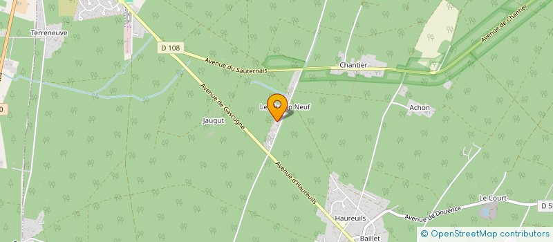 localisation de l'entreprise DJ2C  LE BARP