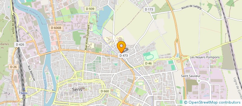 localisation de l'entreprise DJ2M à SENS