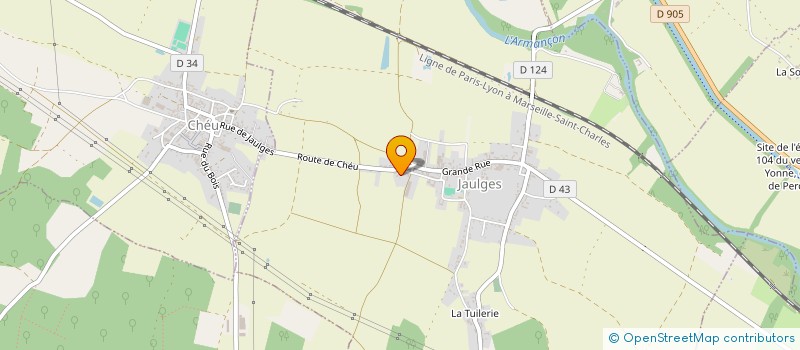 localisation de l'entreprise DJ7  JAULGES