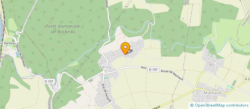 localisation de l'entreprise DJA  FERICY