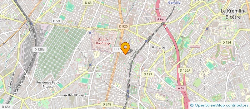 localisation de l'entreprise DJA HOLDING  ARCUEIL