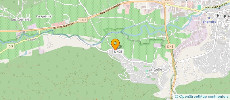 localisation de l'entreprise DJA2  LA CELLE