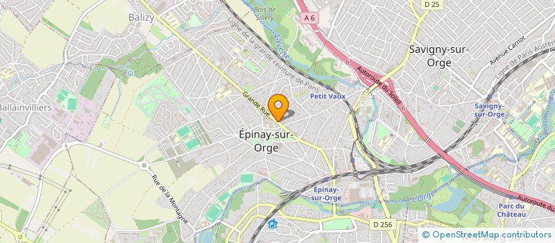 localisation de l'entreprise DJABALI LARAK  EPINAY-SUR-ORGE