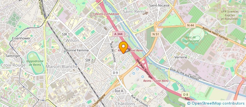 localisation de l'entreprise DJABEA  REIMS