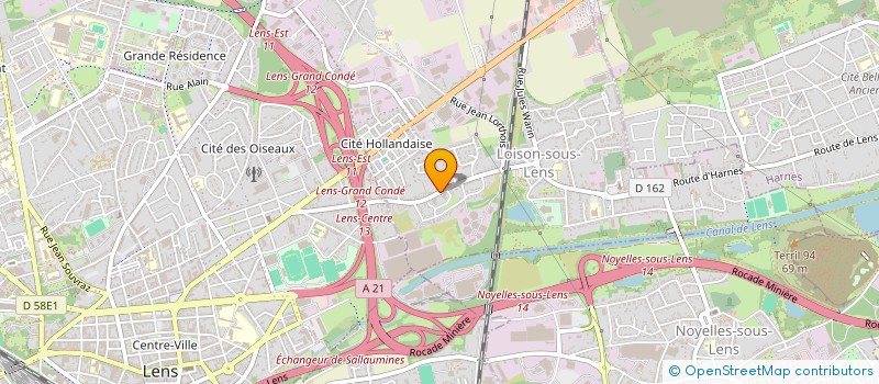 localisation de l'entreprise DJABER  LOISON-SOUS-LENS