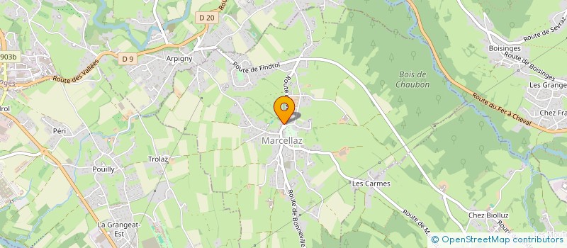 localisation de l'entreprise DJACK BARBER  MARCELLAZ