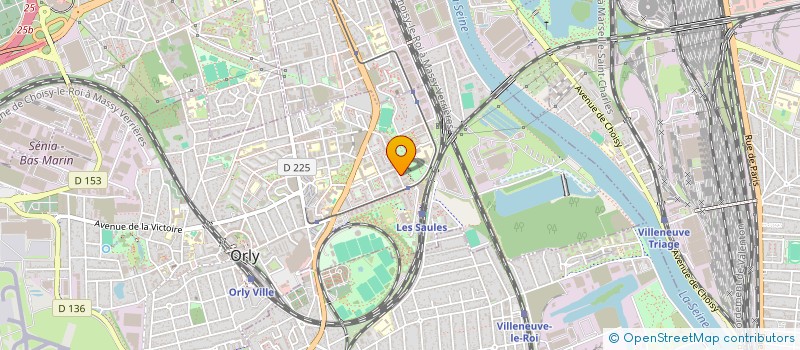 localisation de l'entreprise DJACK TRANSPORT à ORLY