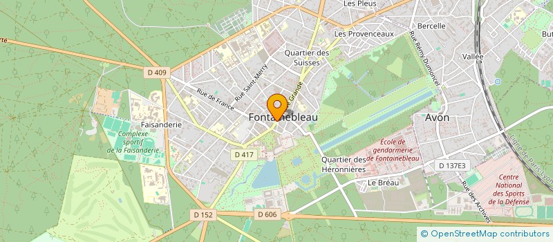 localisation de l'entreprise DJACONSEIL  FONTAINEBLEAU