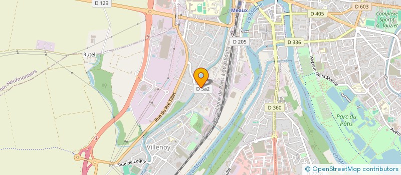 localisation de l'entreprise DJAG  VILLENOY