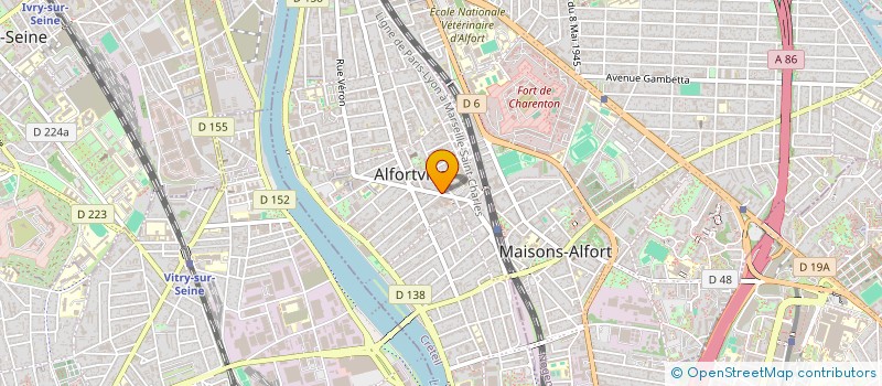 localisation de l'entreprise DJAG PRODUCTIONS à ALFORTVILLE