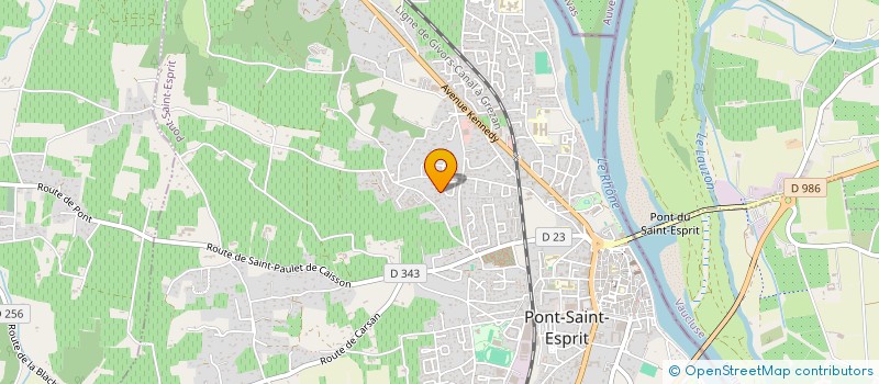 localisation de l'entreprise DJAHLEKT  PONT-SAINT-ESPRIT