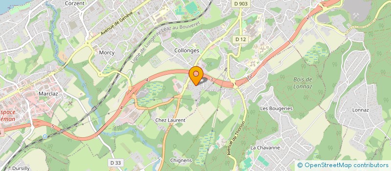 localisation de l'entreprise DJAHLY-KUNDA à THONON-LES-BAINS