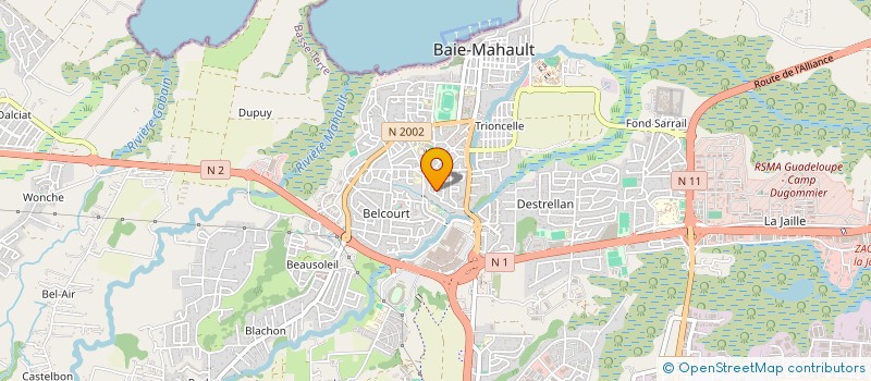 localisation de l'entreprise DJAIDY'WIZZEE  BAIE MAHAULT