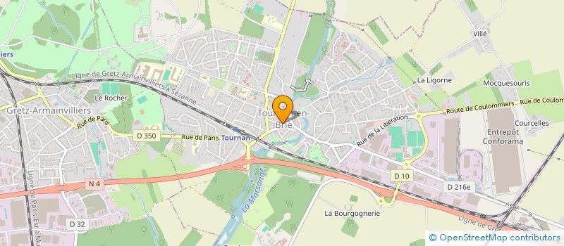 localisation de l'entreprise DJALRU TRANSPORTS à GRETZ-ARMAINVILLIERS