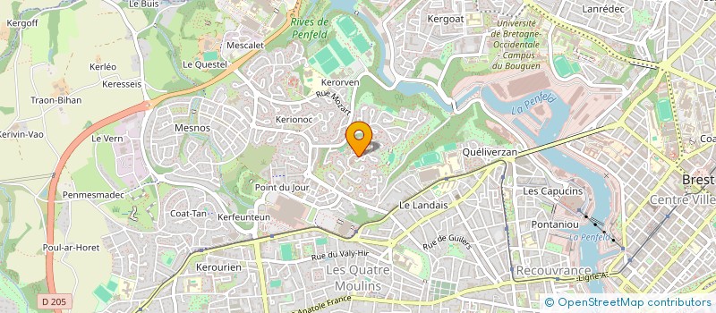 localisation de l'entreprise DJAM à BREST