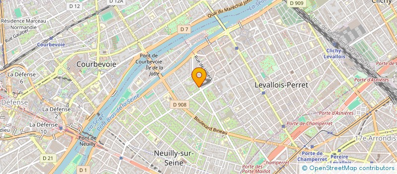 localisation de l'entreprise DJAM CONSULTING à NEUILLY-SUR-SEINE