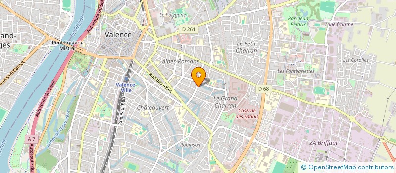 localisation de l'entreprise DJAM'INSTALLATIN ENSEIGNE  VALENCE