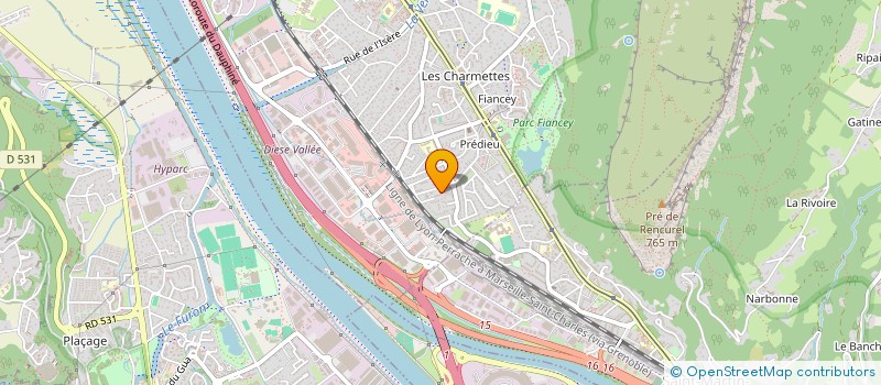 localisation de l'entreprise DJAM PROD  SAINT-EGREVE