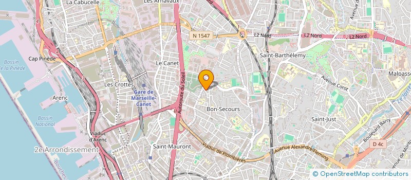 localisation de l'entreprise DJAM'S à MARSEILLE