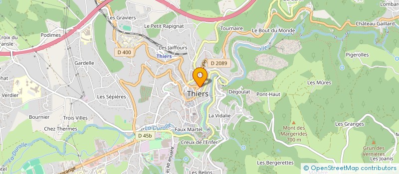 localisation de l'entreprise DJAMAE EL FNA à THIERS