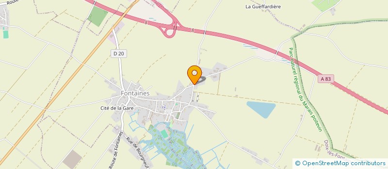 localisation de l'entreprise DJAMAL SCI  DOIX LES FONTAINES